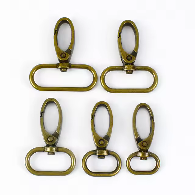 Meetee 30Pcs 16/20/25/32/38mm Bags Strap Metal Buckles Lobster Swivel Carabiner Snap Hook Clasp Collar KeyChain DIY Accessories - 1