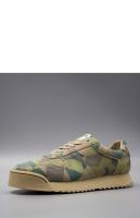 Zapatos hechos a mano de piel de vaca de primera capa con plataforma retro de camuflaje Forrest Gump - details 31