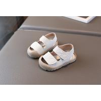 Verano nuevos niños zapatos de bebé sandalias de suela blanda niñas bolsa de bebé cabeza zapatos de playa Velcro zapatos de niño - details 8