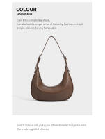 Bolso vintage para las axilas, bolso de media luna para principiantes, bolso de mensajero para el hombro del viajero. - details 10