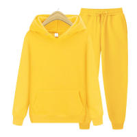 Sudadera con capucha de lana para hombre, suéter de Color sólido, traje deportivo, primavera y otoño, 220g - details 8