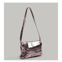 Doble correa plisada correa de lazo bolsa bajo el brazo,,Bolso de hombro de las mujeres,Bolsa de motorista de la vendimia - details 13