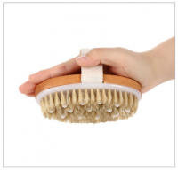 Cepillo Exfoliante de Cuerpo Seco Cerdas de Plástico para Renueva la Piel, Soporte Linfático, Impulso Circulatorio Elección Sustentable para Desintoxicación Suave, Exfoliación de Spa - details 5