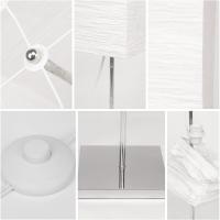 Lámpara de Pie Lianheng Estilo Japonés con Pantalla de Papel de Arroz Lámpara de Oficina y Dormitorio Pack de 2 Marrón - details 6