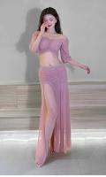 Tops, faldas, ropa para adultos, conjuntos de danza del vientre oriental, ropa de práctica para actuaciones en escenario, disfraces para el aula - details 10