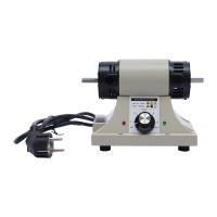 Pulidora eléctrica de cuero, herramienta de molienda de bordes de cuero, 0-8000RPM, ajustable, 220V, 350W, estándar de la UE, 32x18x18cm - details 5