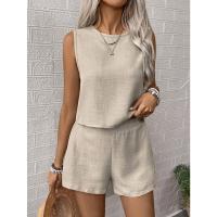Conjunto de Verano 2025 para Mujer Top Sin Mangas y Shorts Cortos Estilo Casual y Deportivo - details 5