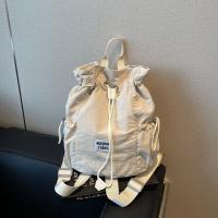 Mochila de almacenamiento para raquetas deportivas de gran capacidad, bolso de hombro ligero de Color sólido para Fitness, bolso de mano para tenis, bolsa de Fitness con cordón - details 15