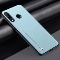 Funda de Lujo de Cuero PU para Huawei P30 Lite Cubierta Trasera Mate de Silicona a Prueba de Golpes - details 10