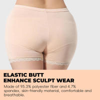 Houkea Mujer, Ligero, Cómodo, Transpirable, Muestra la Forma de la Cadera, Pantalones Elásticos Finos para Mujer - details 3