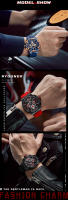 Reloj de Hombre Moderno – Carátula Hueca Flotante, Impermeable, Estilo Casual - details 9