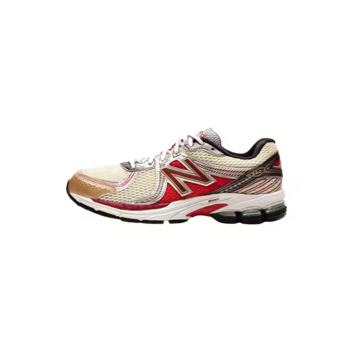 Leten NB 860 V2 Caqui Rojo " ZAPATILLAS 100% AUTÉNTICAS ML860AD2 VENTA DE DESCUENTO DE TIEMPO LIMITADO - 1