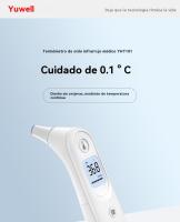 Termometro digital fiebre interior compresas posparto infrarrojos alpecin ataque gris resfriado bebe aspirador nasal - details 0