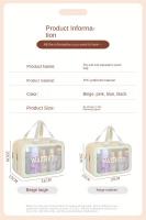 Bolsa de Maquillaje de Doble Capa Bolsa de Viaje Portátil para Almacenamiento de Cosméticos con Asa - details 1