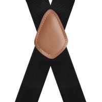 Retro Suspender para Hombres Grueso, Grande, Alto, 3.5cm, Cruzado X, 4 Ganchos de Presión, Pantalones Elásticos, Bodas y Fiestas - details 1