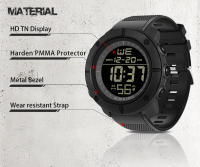 NORTH EDGE TANK reloj de hombre hora mundial 50 metros resistente al agua - details 9