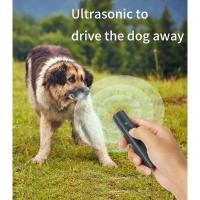 para perros y gatos, dispositivo de entrenamiento antiladridos, entrenador LED ultrasónico con repelente de linterna - details 22