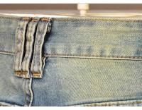 Jeans Retro Azules Lavados Estilo Hip Hop con Diseño de Bolsillos Adelgazados Moda para Hombres - details 12