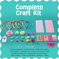 Kit para hacer diademas para niñas, haz tus propias diademas de moda para niños, juego de accesorios para el cabello DIY - details 3