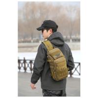 Mochila táctica de camuflaje para hombre y mujer, bolsa de cintura de pecho impermeable para deportes de pesca al aire libre, senderismo, Camping, viajes, bolsas cruzadas - details 21