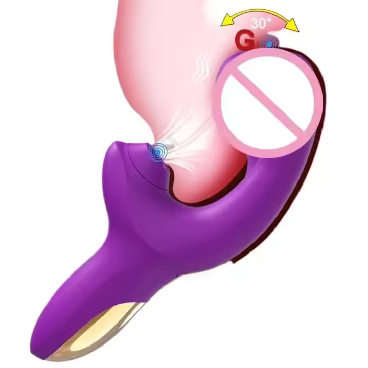 Juguete sexual con ventosa, boca de coño, falo oscilante, estimulador de pezones, vibrador para hombres, pene de tubo, Corea, largo. - 1