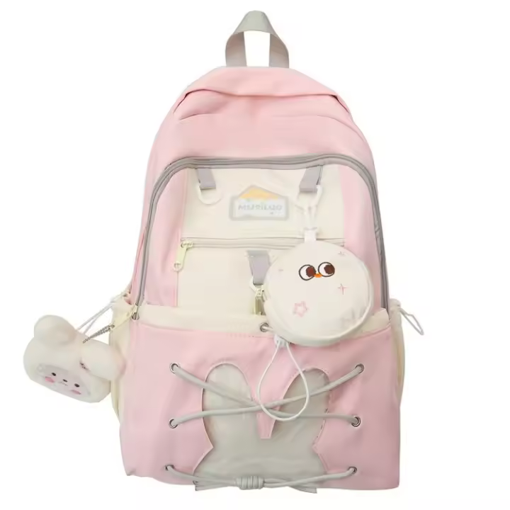 Mochila escolar, versión coreana, estudiante, gran capacidad, niña, viaje, mochila, mochila, linda, fresca y dulce - 1