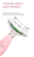 Tratamiento de Cuello Herramienta de Belleza para Alivio de Arrugas Vibración Caliente Luz de Color - details 7