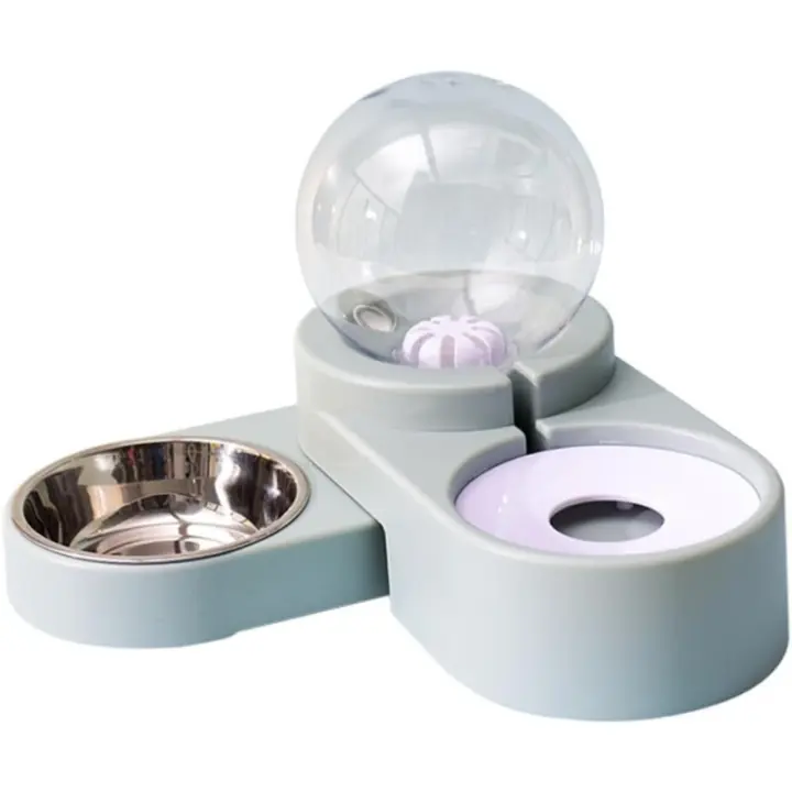Alimentador automático para mascotas, alimentador de agua para gatos, perros y palomas, cuenco de gravedad - 1