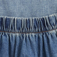 OUWU- Vestido Midi Plisado Con Espalda Descubierta Azul Vaquero A La Moda Para Mujer, Vestidos Elegantes Vintage Con Tirantes Finos Y Cuello Cuadrado Para Mujer - details 8