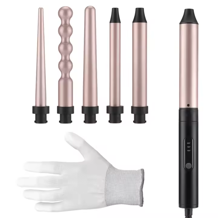 Hierro de Ondas Rápido de 30s Automático Calentamiento 6 en 1 Para el Cuidado del Cabello - 1