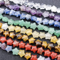 Piedra de cristal Natural en forma de estrella, 21 piezas, cuentas sueltas, piedras preciosas hechas a mano, accesorios para hacer joyas, 10mm - details 4