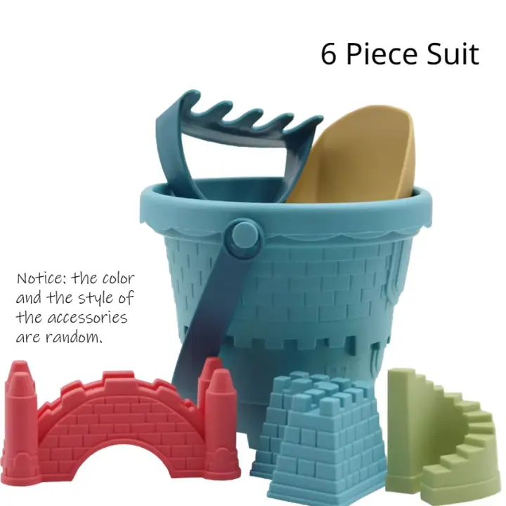 Juego de Excavación de Arena de Castillo para Niños Juguete de Verano para el Mar - 1