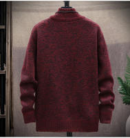 Suéter de punto para hombre Sudaderas más gruesas Jersey con media cremallera - details 9