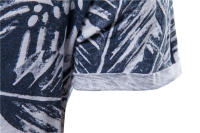 Novedad de verano, camiseta estampada, camisa de fondo para hombre con cuello redondo a la moda, top informal para hombre - details 25