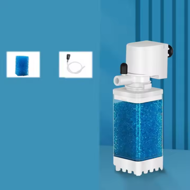 Filtro sumergible silencioso para pecera, succión de plástico extraíble, bomba de circulación de agua para inodoro, filtro incorporado, purificación de agua - 1