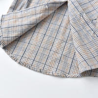 Conjunto de Niños de Estilo Coreano para Otoño Camisa de Algodón a Rayas de Varios Colores con Pantalones de Tirantes Moda de Playa para Mujeres - details 11