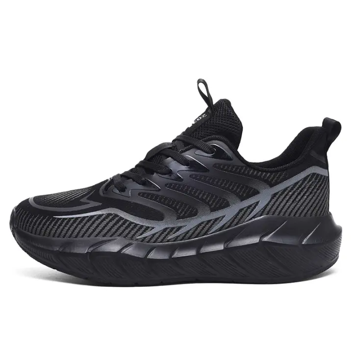 Nuevas zapatillas transpirables de malla, zapatillas de correr cómodas con suela blanda antideslizante - 1