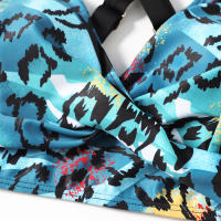 Bikini de cintura alta para mujer, con traje de baño Sexy Push-Up, conjunto de Bikini, ropa de baño para playa XXL 2023 - details 3