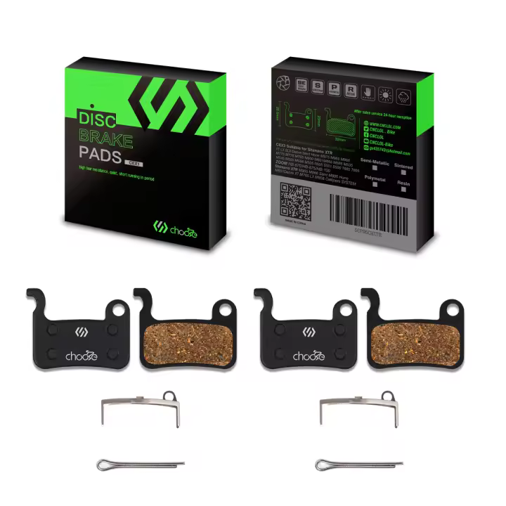 Pastillas de Freno de Resina Orgánicas SUNTNUR para Bicicleta MTB Par de Pastillas de Freno de Disco Hidráulico para SHIMANO A01S M07 XTR M975 M966 M965 SAINT M800 DEORE XT - 1