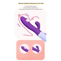 Vibrador de punto G Leten, doble vibración, silicona, USB, juguetes eróticos, tienda de masturbación, consolador 2 en 1, juguetes sexuales para mayores de 18 años. - details 1