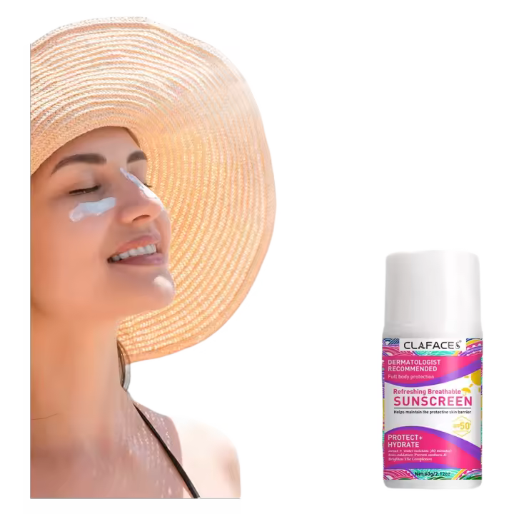 Barra de protección solar Exfoliante SPF 50+ Control de aceite Refrescante Blanqueamiento de la piel - 1