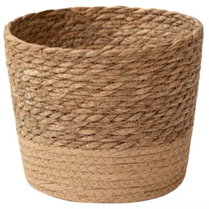 Cesta de maceta tejida Natural, maceta multifuncional para jardín, sala de estar, dormitorio, balcón - 1