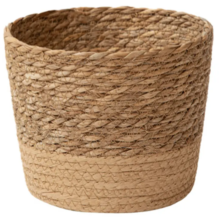 Cesta de maceta tejida Natural, maceta multifuncional para jardín, sala de estar, dormitorio, balcón - 1
