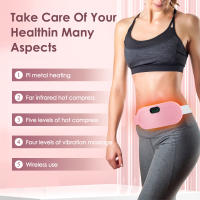Dispositivo de Alivio de Dolor Menstrual para Mujeres con Calentamiento Eléctrico y Masaje Abdominal Vibrador Terapia Física de Belly Warmer Tipo de Piel Normal - details 2