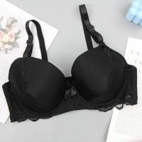 Sujetador sexy de encaje, ropa interior de copa grande, estampado de espiga, algodón. - details 7