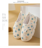 Nuevos zapatos de confinamiento con velcro, pantuflas de algodón posparto para interiores con suela blanda para maternidad - details 10