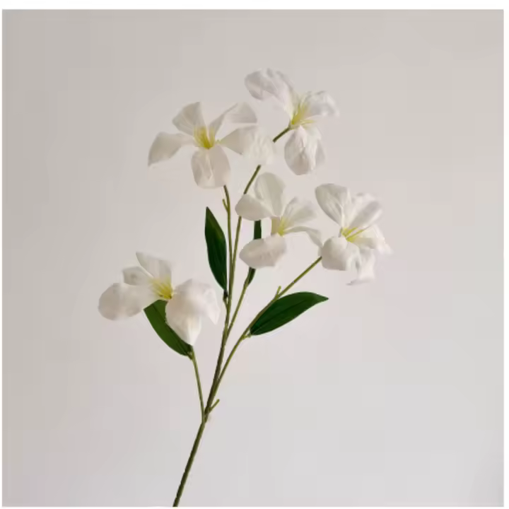 Nueva flor de orquídea Artificial de seda DIY 75cm flor de simulación colores vivos flores falsas rama centro de mesa de boda - 1