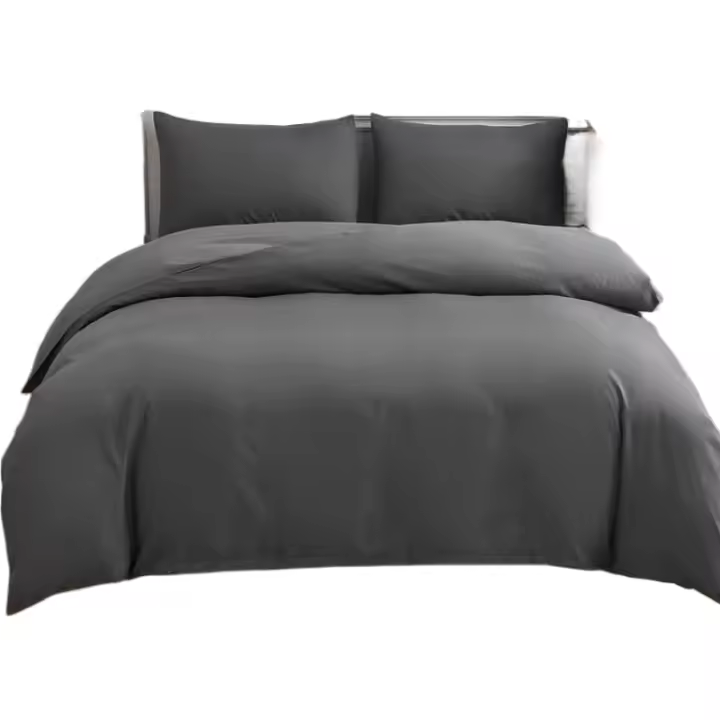 Cama nórdica 90-180, microfibra, juego de edredón, 2 fundas de almohada - 1