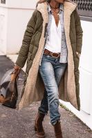 Chaqueta de Invierno con Capucha Acolchada Abrigo Grueso de Manga Larga Reversible - details 7
