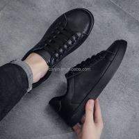 Nuevas zapatillas de deporte blancas de calidad al por mayor para hombres, zapatos planos de aire de diseño informal, zapatos negros puros, precio bajo, 45, marca famosa de fábrica - details 5